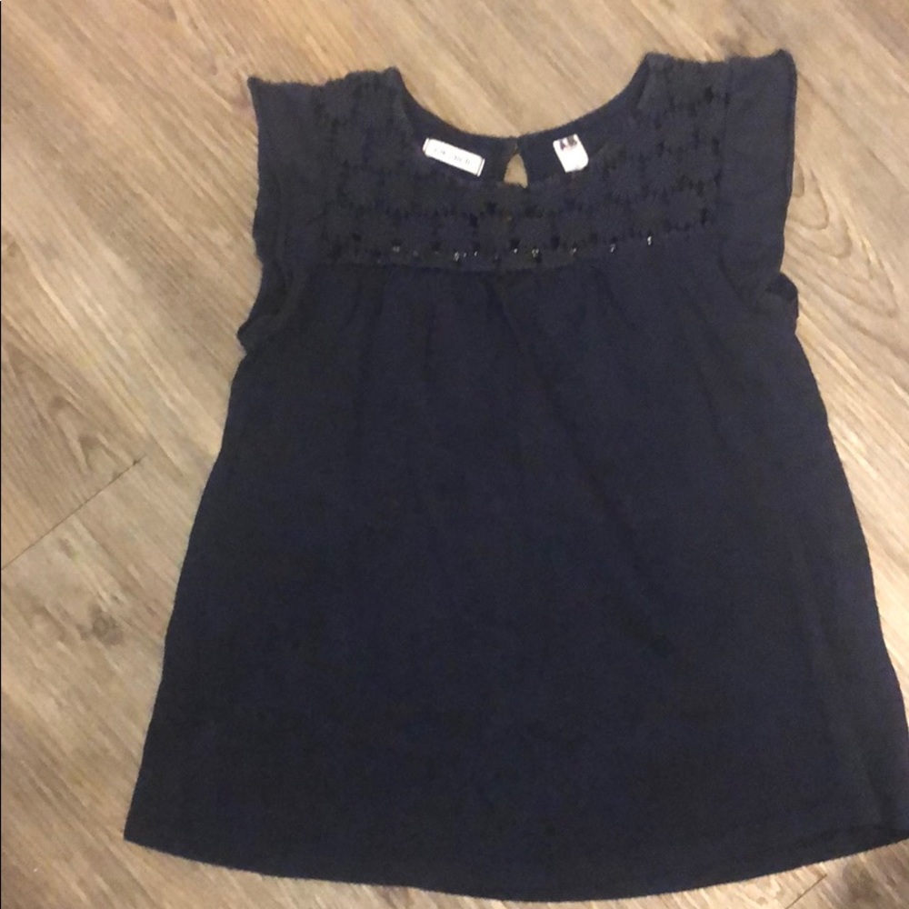 Okaidi Crochet Flower Shirt